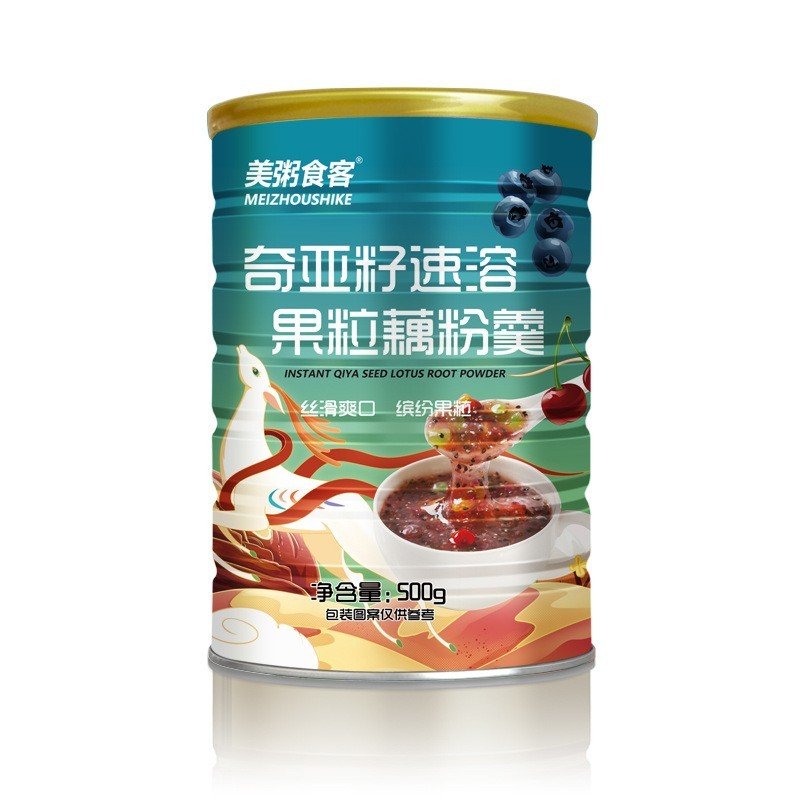 M8 - Bột củ sen yến mạch hạt chia Meizhoushike 500gr