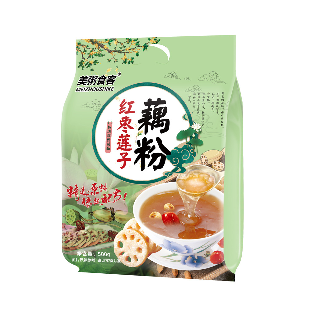 S6 - Súp củ sen táo đỏ Meizhoushike dạng túi tiện lợi 500gr