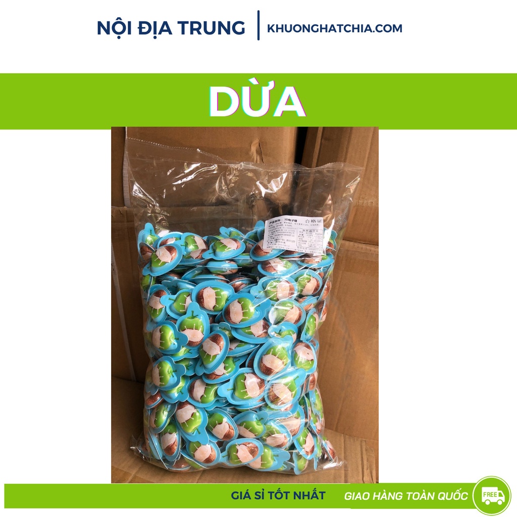 Kẹo 3D vị DỪA túi 2.5kg