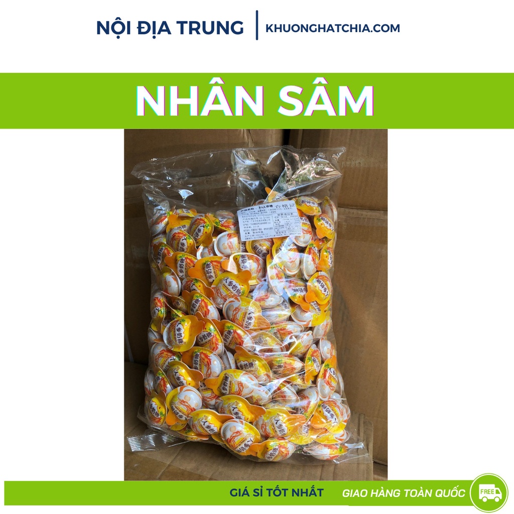 Kẹo 3D vị NHÂN SÂM túi 2.5kg