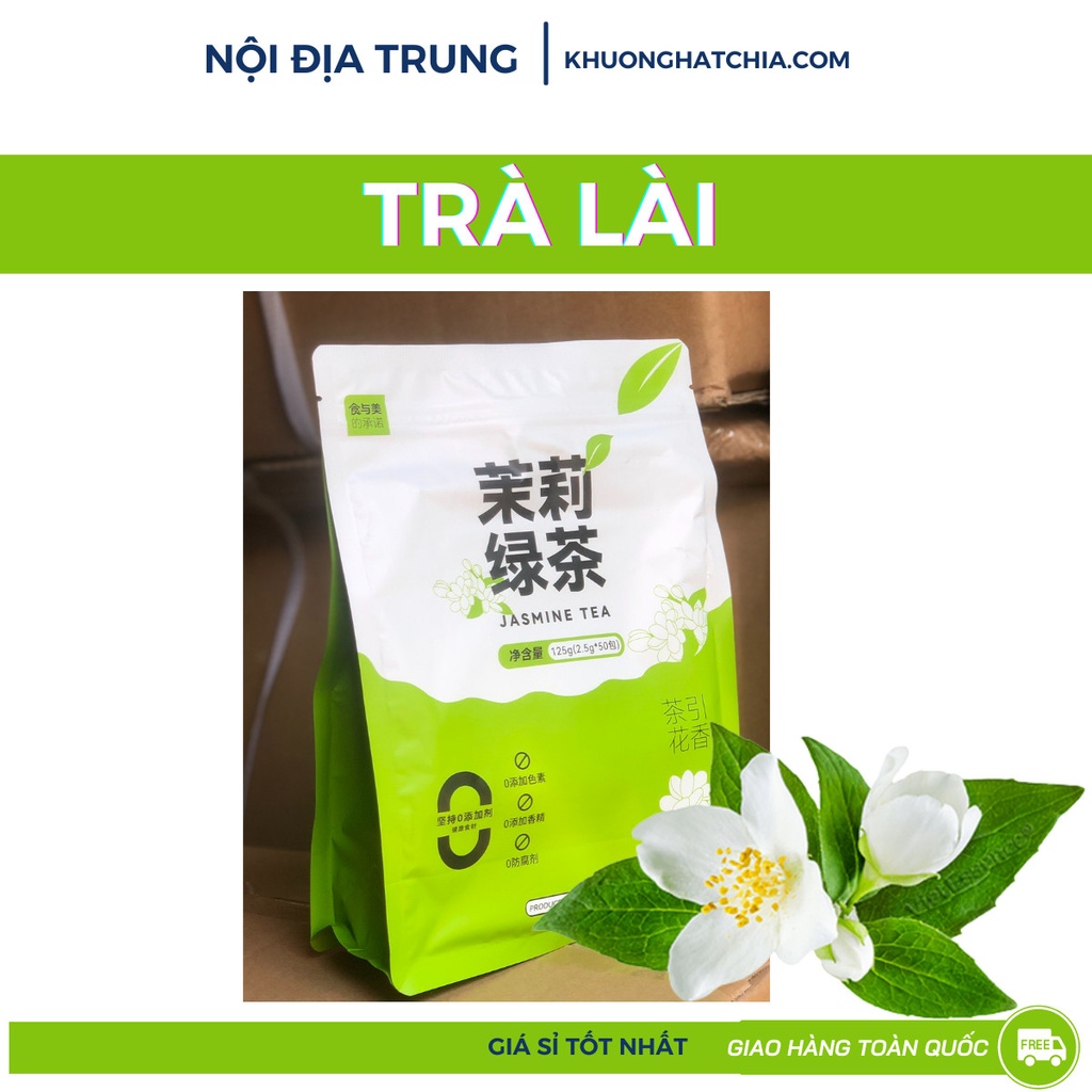 Trà LÀI jasmine tea túi 125g thùng 48 túi