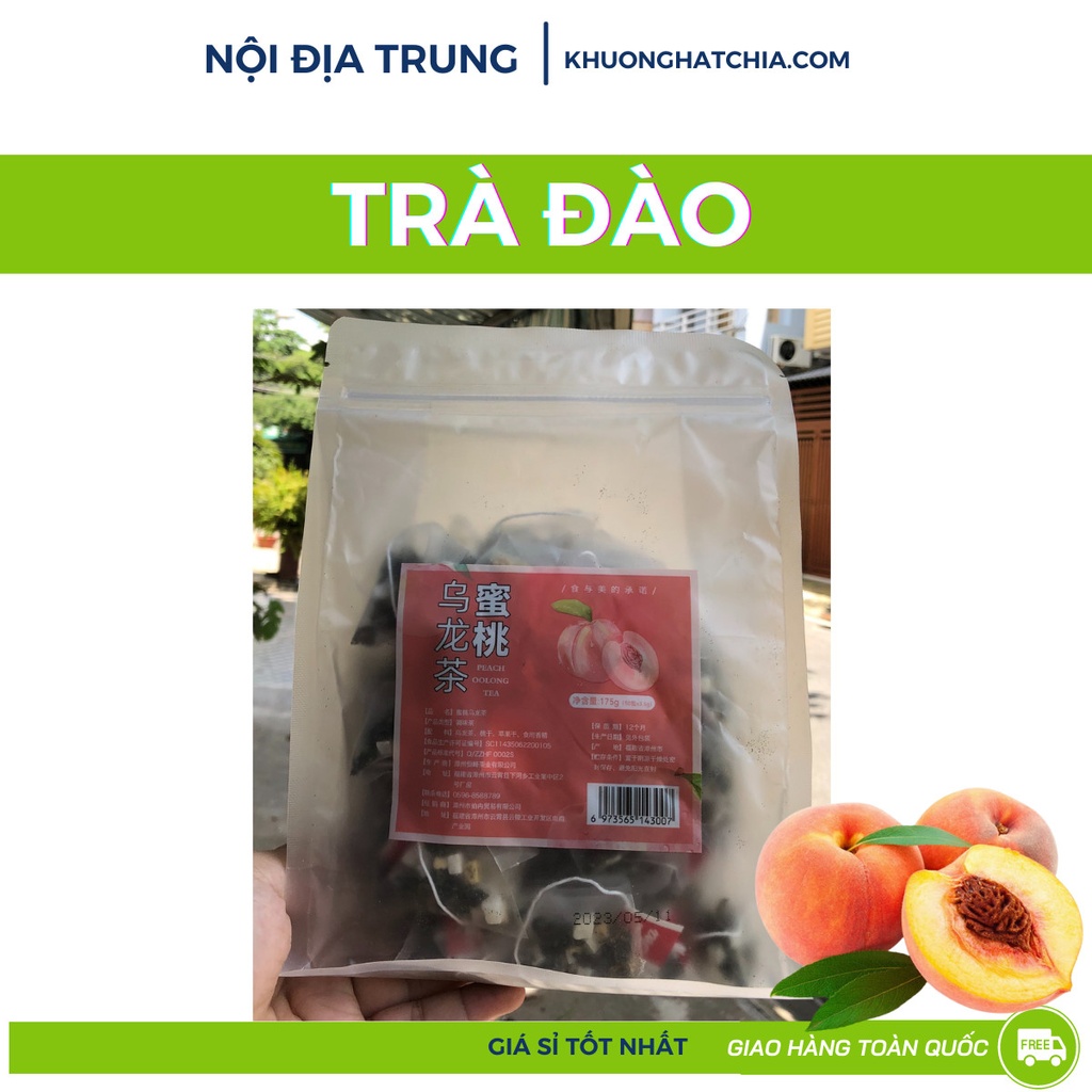 Trà ĐÀO túi 175g thùng 40 túi